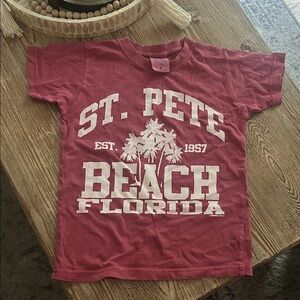 St. Pete Beach Florida T-Shirt - Vintage Red